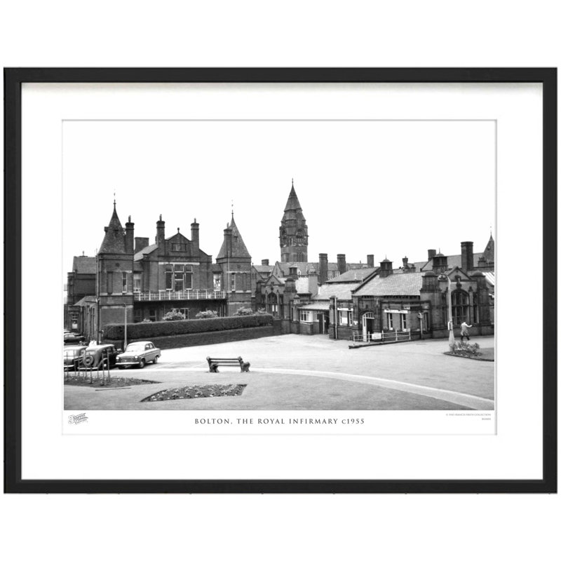 Bolton, The Royal Infirmary C1955 by Francis Frith - Single Picture Frame Print, 40cm H x 50cm W x 2.3cm D