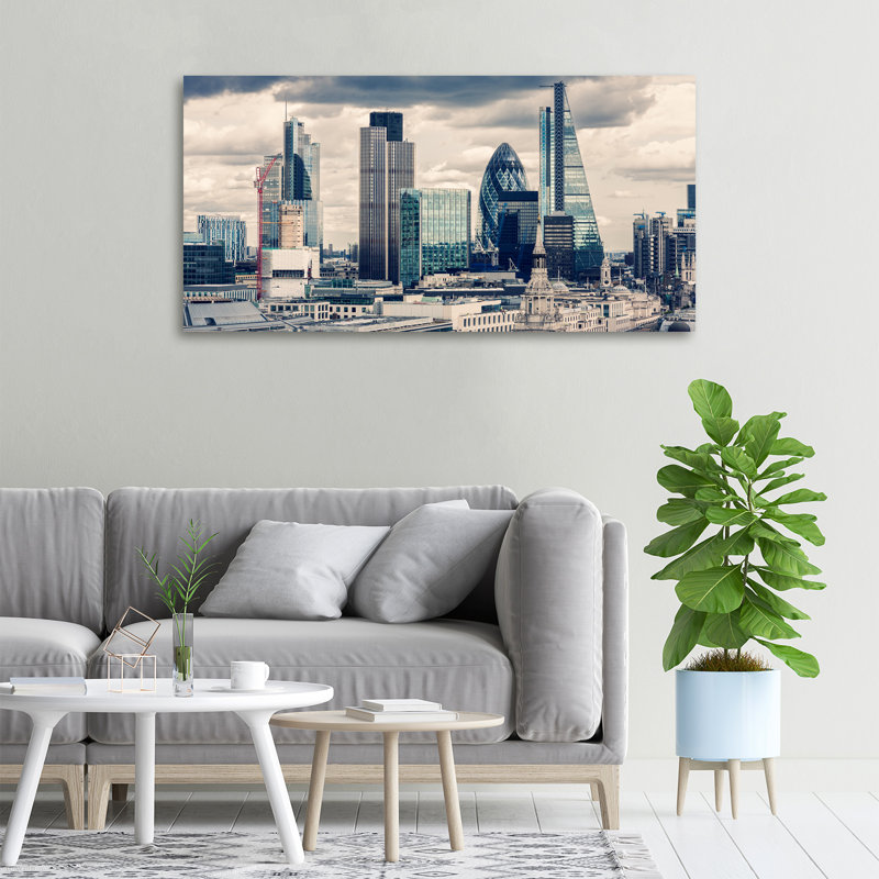 Skyscrapers - No Frame Print on Glass, Canvas, 50cm H x 100cm W x 2cm D