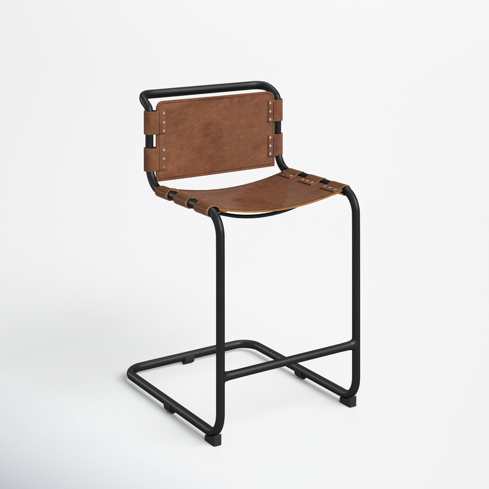 Otelia Counter & Bar Stool, Counter Stool (26” Seat Height),  Light Brown