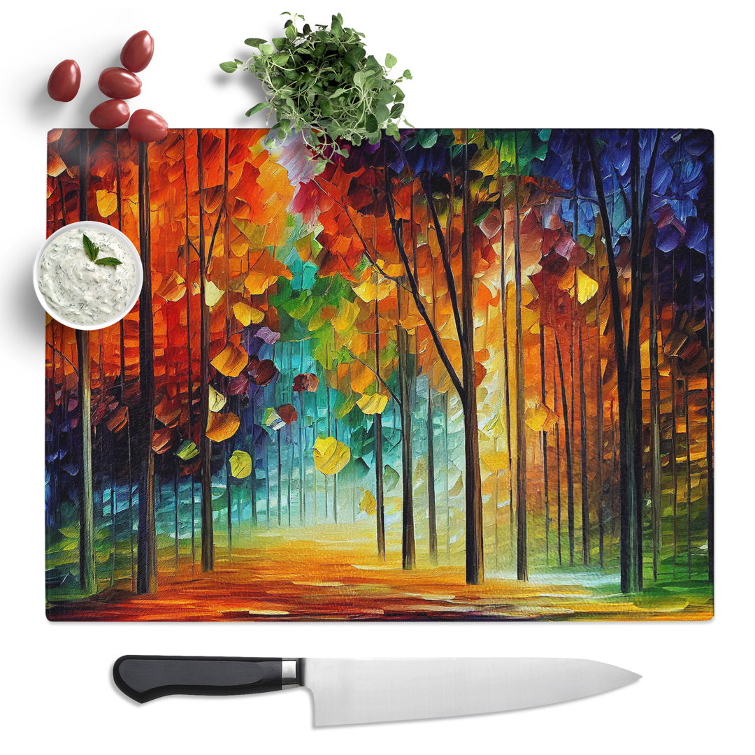 Forest Colours Vol.4  Glass Chopping Board