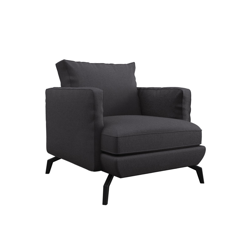 Unic Upholstered Armchair, Black