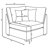 Lafayette Grey 4-piece Upholstered Sectional Sofa