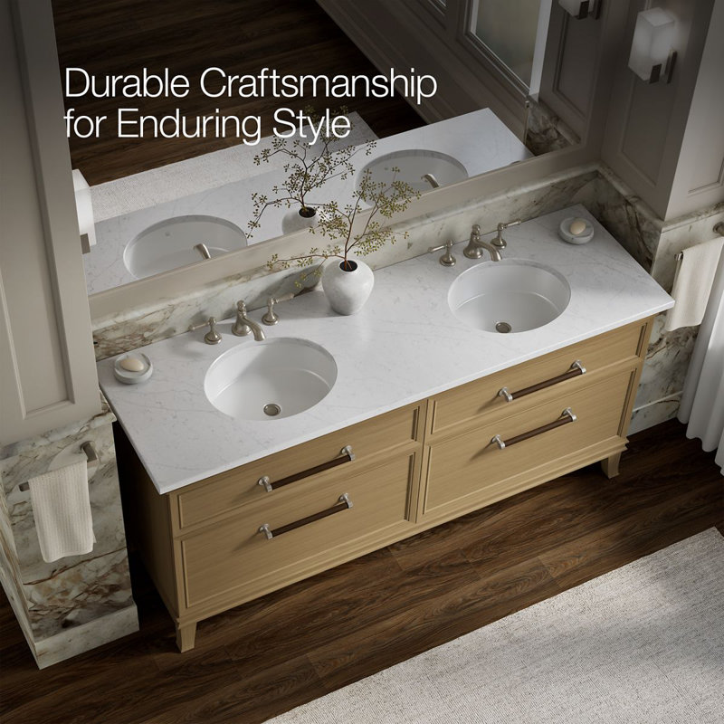 Artifacts 72 In. Bathroom Vanity Cabinet, Cream