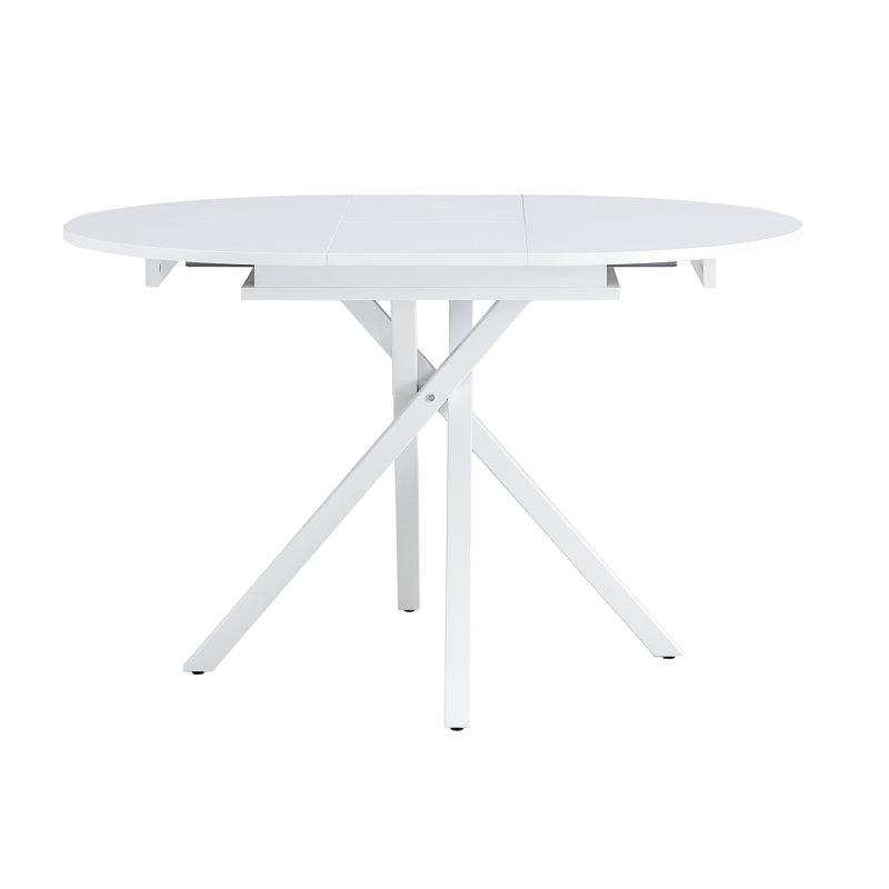Beniah Extendable Metal Base Dining Table