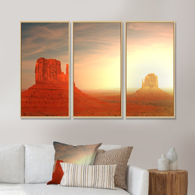 " Monument Valley Utah Usa " 3 - Pieces