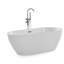 Matina 1700mm x 800mm Freestanding Soaking Acrylic Bathtub