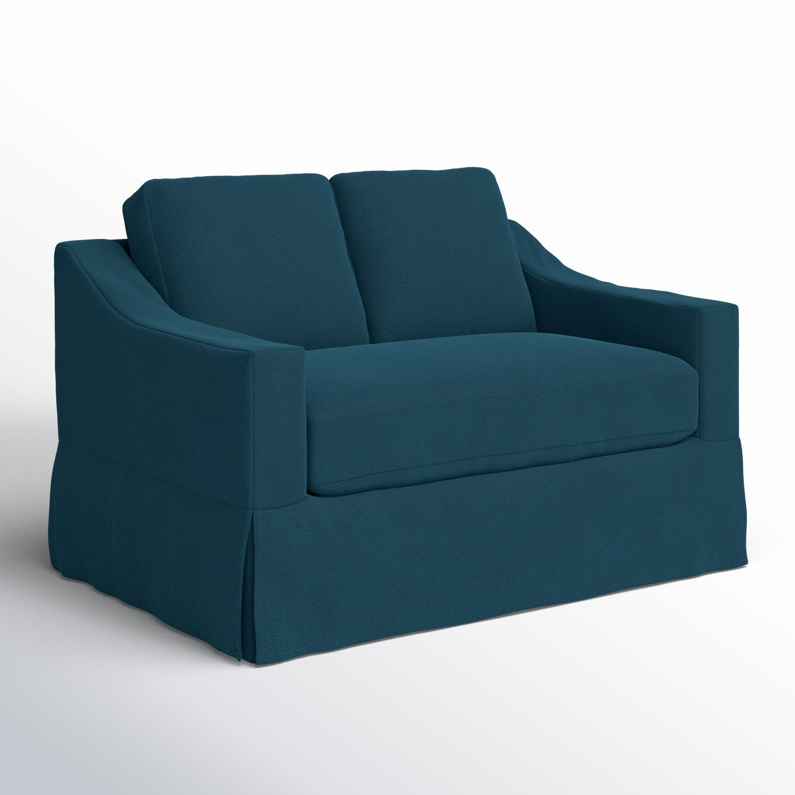 Cranbrook 55.5'' Upholstered Loveseat, Bayou Midnight Canvas