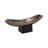 Metal Aluminum Decorative Bowl with Modern Textured Design - 24" Bronze Copper Metallic Finish for Home, Office, Bedroom, Living Room