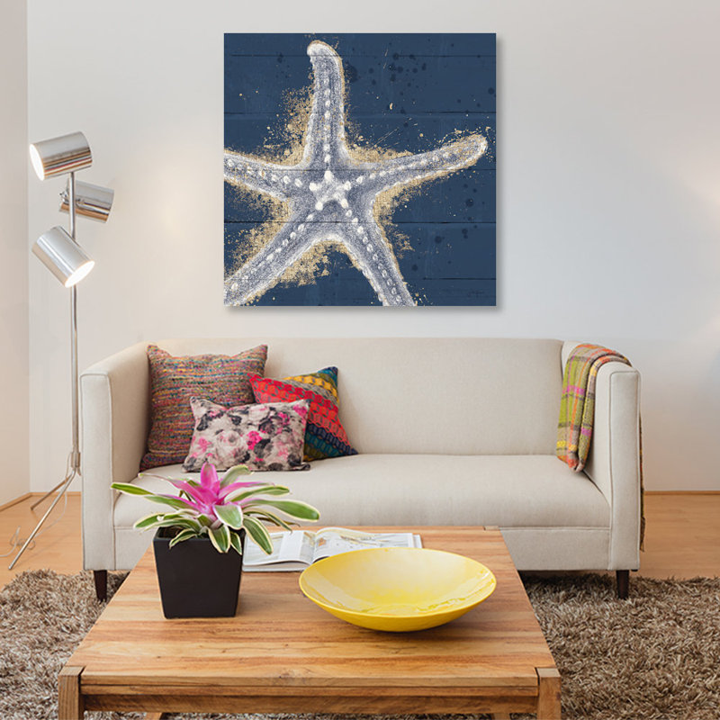 «Swilley Calm Seas» par Janelle Penner, impression sur toile tendue, H 37 po x l 37 po x P 1,5 po, Toile tendue