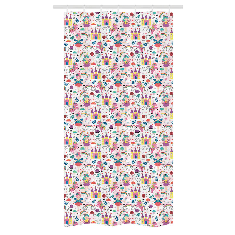 Shower Curtain with Hooks Included, 72" H x 36" W