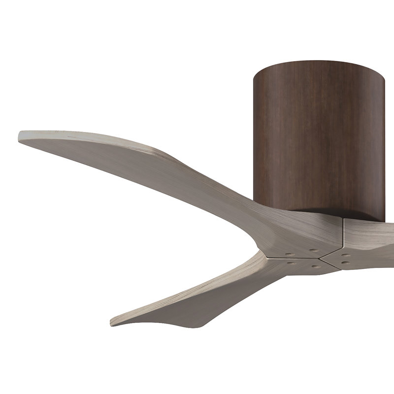 Ventilateur de plafond à 3 pales Olivier, Noyer, Ton bois de frêne gris, 42"