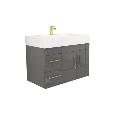 Base de meuble-lavabo simple 36 po seulement