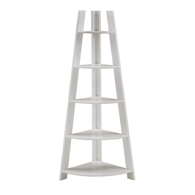 Bibliothèque de coin H 63,18 "x l 29,72" Fossum, Blanc