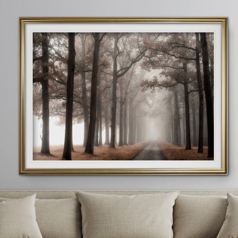 «Misty Road», impression, Or, H 20 po x l 24 po x p 1,5 po