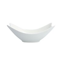 LAV Karen Clear Glass Salad Bowl 64 oz - Large Popcorn Bowl Square Design