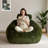 Giant Bean Bag Sofa Chair with a Pillow-327096106