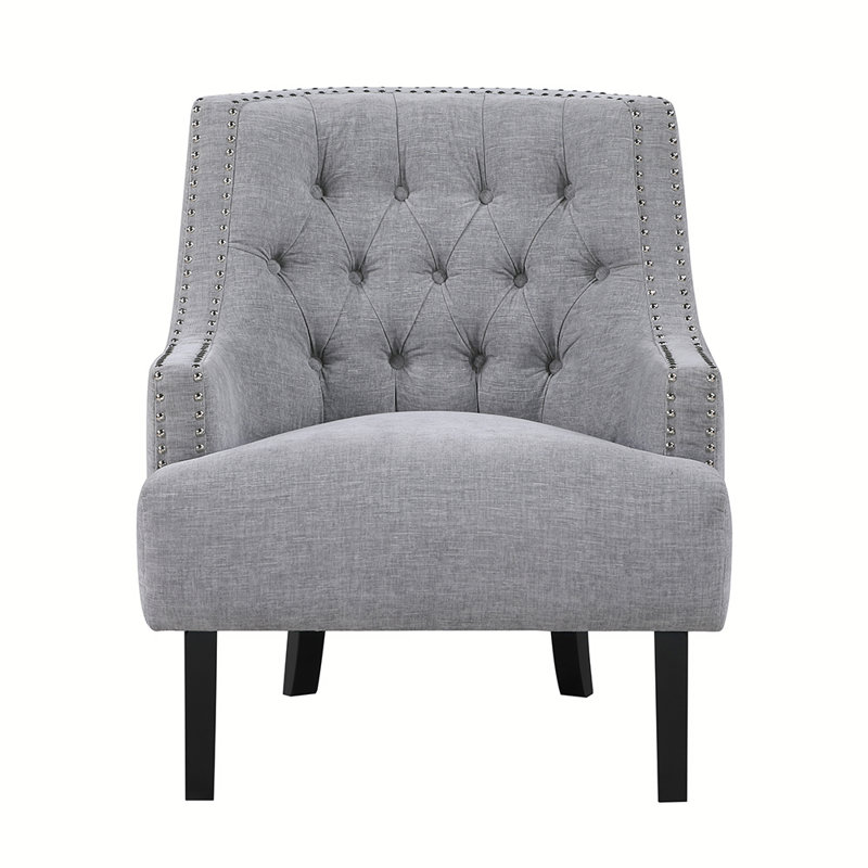 Yahir large, Polyester gris