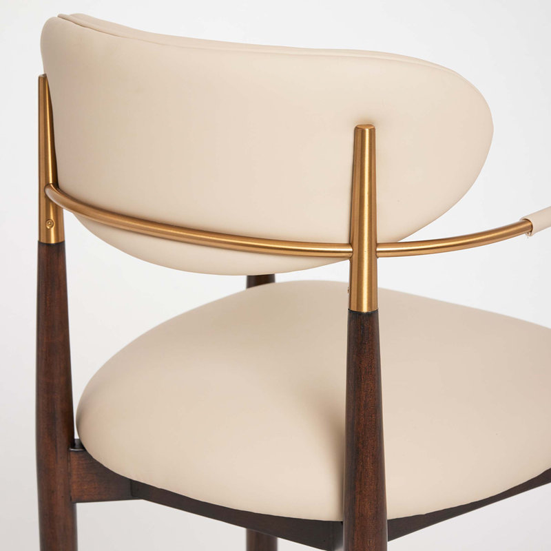 Tabouret de comptoir rembourré Cidra, Tabouret de bar (siège d'une hauteur de 30,5 po)
