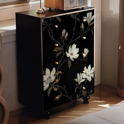 French storage cabinet living room decor cabinet