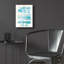  «Ocean Blue 1» par Wild Apple Portfolio, art mural en verre, 12 po x 16 po