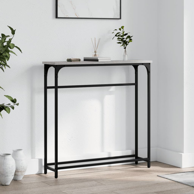 75cm Console Table, Grey Sonoma