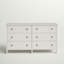 Commode double 6 tiroirs l 52,56 po-9282907