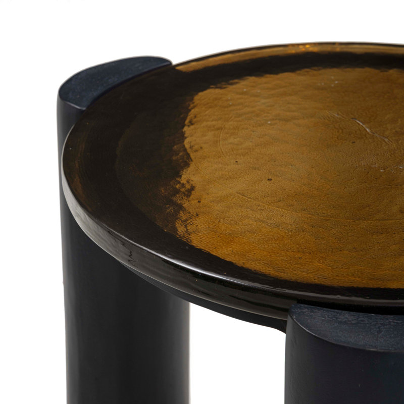 Rover Glass End Table, 18.75" H x 24.25" W x 23.75" D