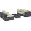Ensemble modulaire de patio d'extérieur 5 pièces Invite-38632681