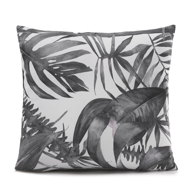Idaville Floral 45Cm Scatter Cushion Cover, Charcoal/Grey/White
