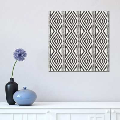African Wild Pattern, BandW III by Wild Apple Portfolio - Wrapped Canvas Painting
