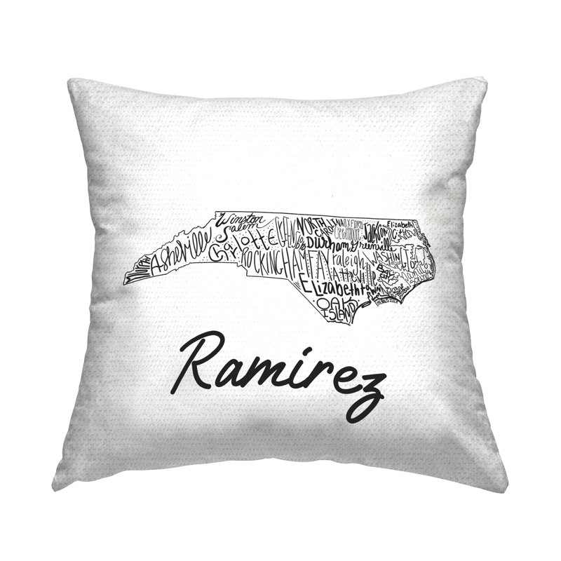 Coussin extérieur personnalisé North Carolina, Oui
