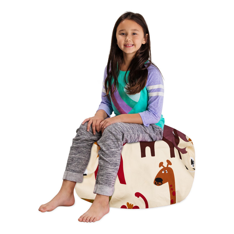 Housse pour fauteuil à billes Kids, Moyen - 27 po, Noir uni
