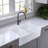 33'' L Double Bowl Fireclay Kitchen Sink