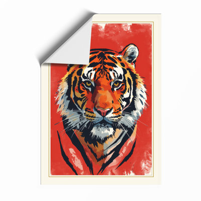 Tiger's Gaze Modern - Framed Print
