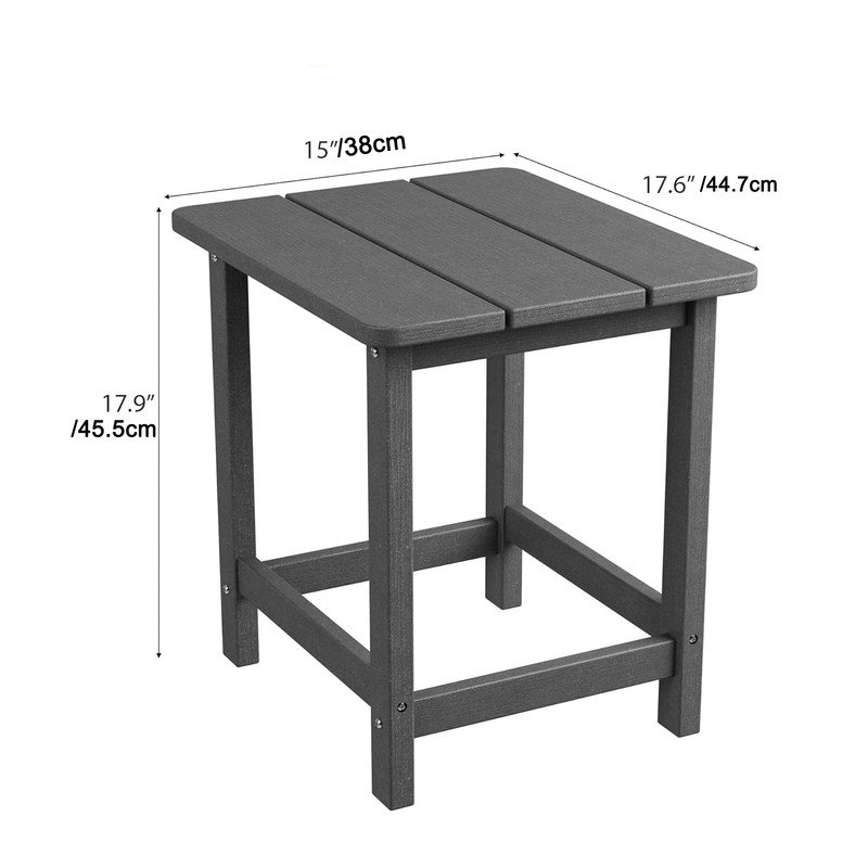 End Table, Grey