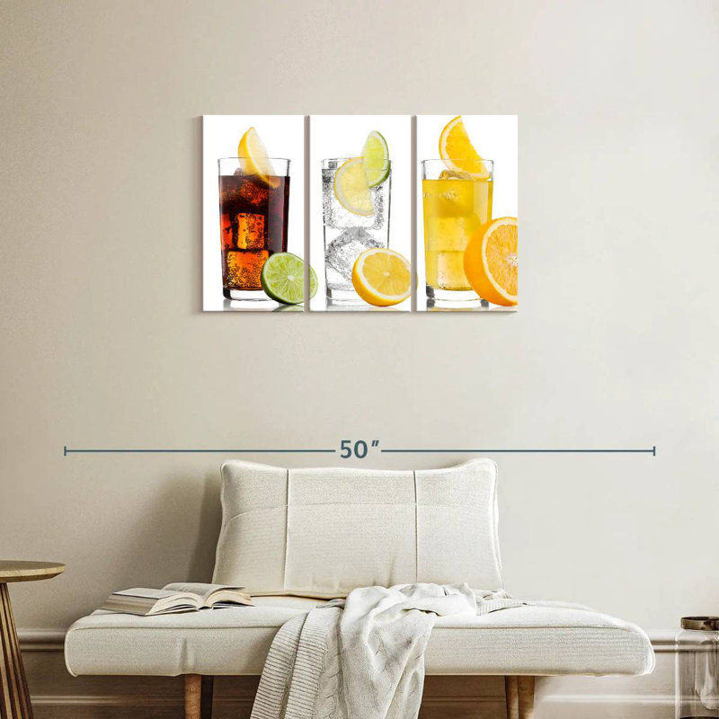 Yarlin Variety Of Drinks, 20" H x 33" W