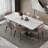 Rectangular Simple Faux Marble Dining Table Set-104254913