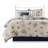 Madison Park Bayside Blue Coastal 100% Cotton Sateen 7-Piece Queen Comforter Set-1932313431