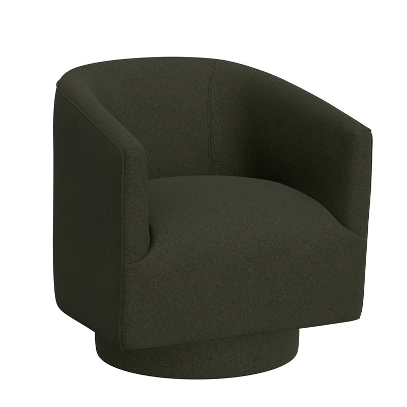 Fauteuil d'appoint pivotant, Vert