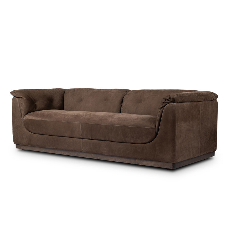 Santino Sofa-86", Nubuck Cigar