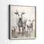 ANIMALS Series CCXCVII - Reproduction encadrée de qualité supérieure - Prêt à être accroché - Aucun clou requis