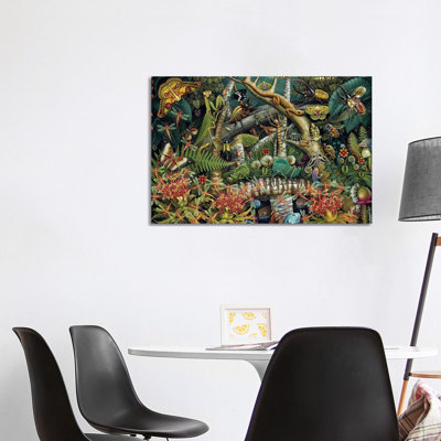 Mantis Mundi by R.S. Connett - Wrapped Canvas Print