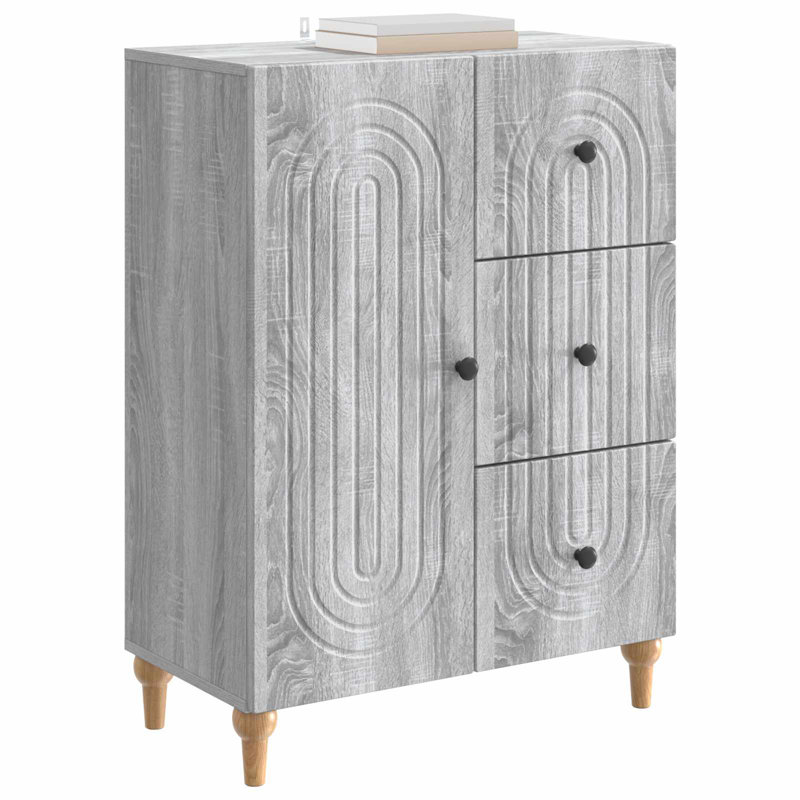 66cm Sideboard, Grey Sonoma