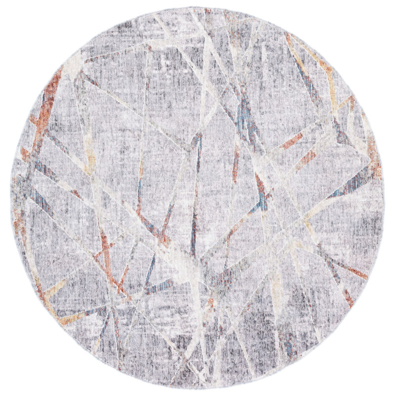 Olympia Performance Abstract Rug, Round 6'