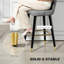 Jenaye Upholstered Counter Stool with Solid Wood Frame-606449290