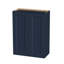 Armoire murale de 27 pouces en bois massif avec 2 tablettes réglables, parfaite pour la cuisine, la salle de bain et le garage-131249610-131249611