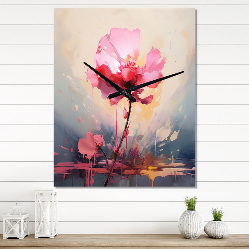 Eilisha - Flowers Wall Clock, Small