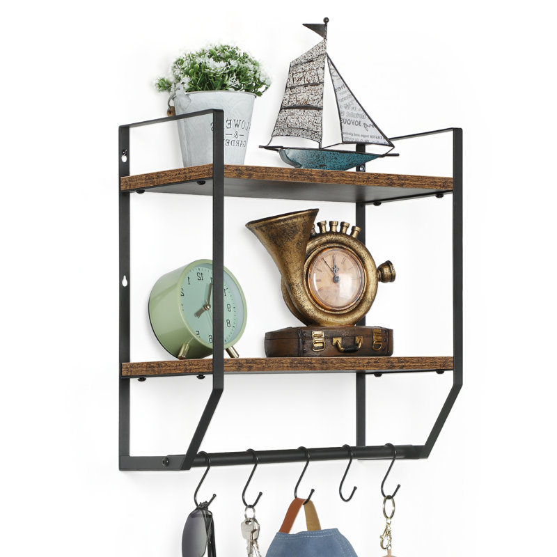 Bathroom Shelf with Towel Bar Bathroom Shelves Wall Mounted Towel Rack