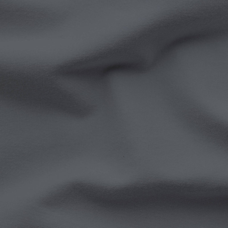 100% Cotton Jersey Knit Fitted Sheet, Grey Deep, L 140 x 200cm - 160 x 200cm