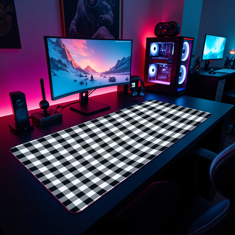 Polyester Desk Pad, 31.5x15.5